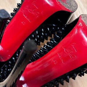 Christian Louboutin Iriza Half d'Orsay Pointed Toe Heels